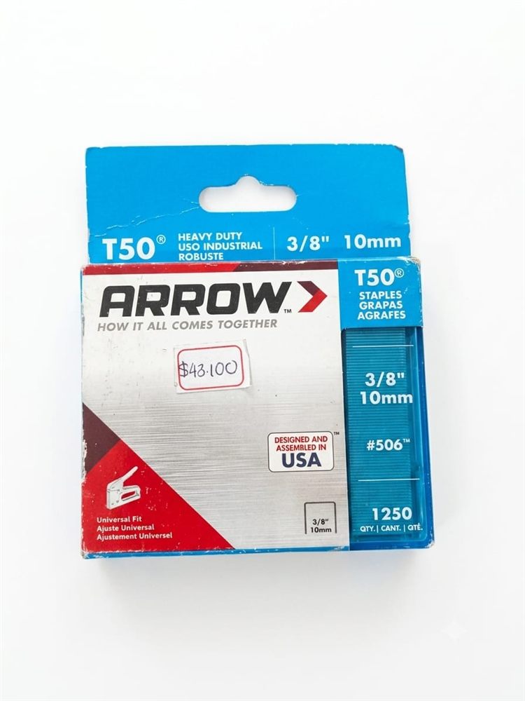 Grapas T50 10mm Arrow