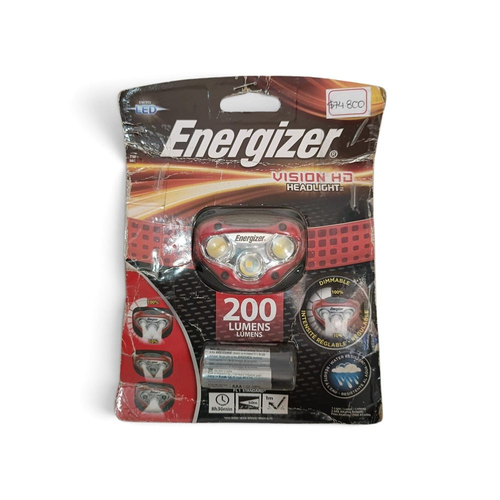 Linterna Frontal Vision HD 200 Lúmenes Energizer