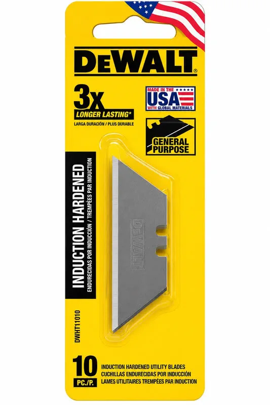 Cuchillas de Uso General 10 Unidades DeWalt