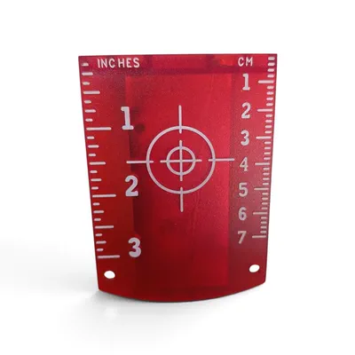 Placa de Puntería Roja para Nivel Láser