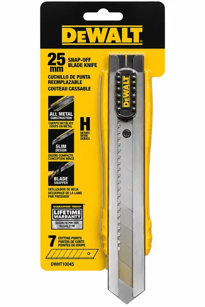 Navaja de Punta Intercambiable 25 mm DeWalt