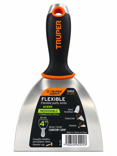 Espátula Flexible 4" Truper