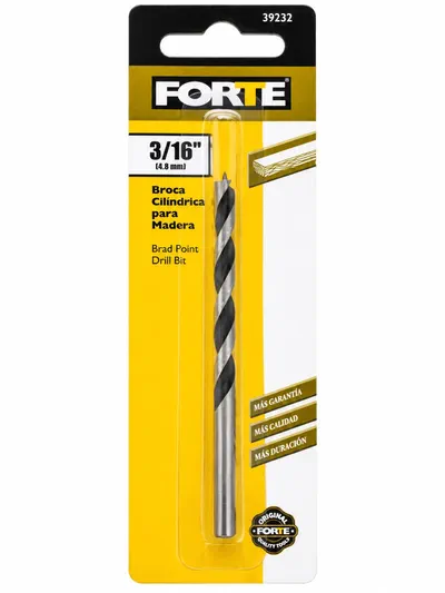 Broca para Madera 3/16 Pulgada Forte