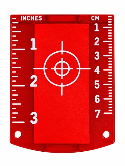 Placa de Puntería Roja para Nivel Láser