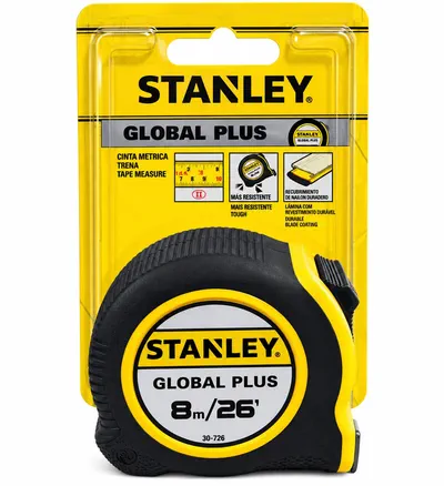 Flexómetro Global Plus 8M Stanley