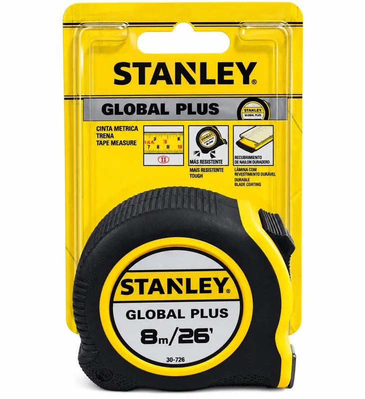 Flexómetro Global Plus 8M Stanley