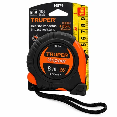 Flexómetro Contra Impactos 8M Truper