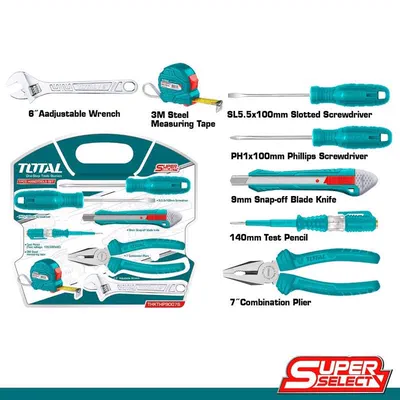 Set de Herramientas 7 Piezas Total