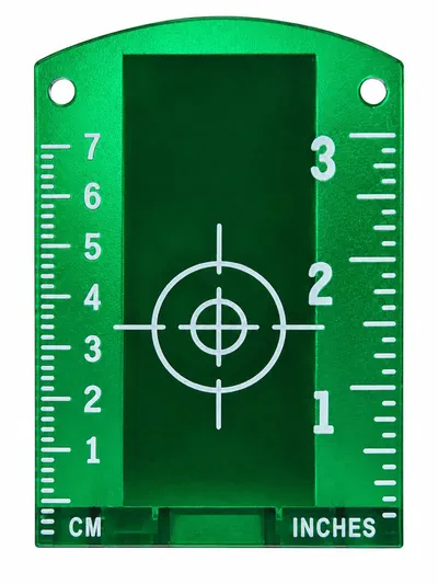 Placa de Puntería Verde para Nivel Láser