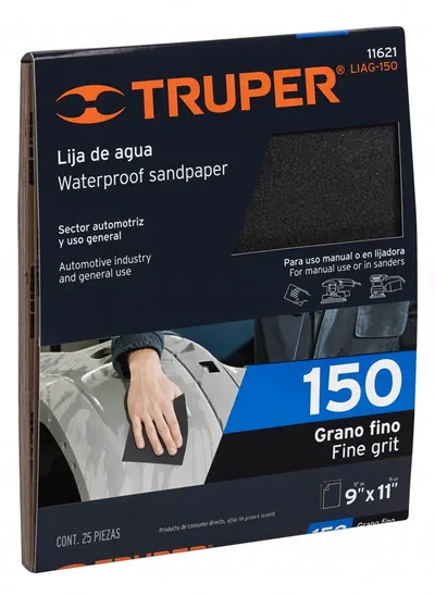 Lija de Agua Grano 150 Truper