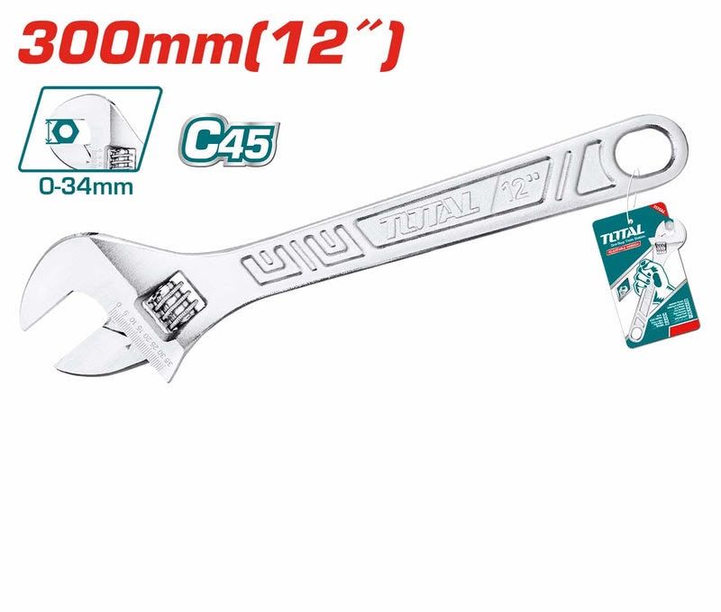 Llave Ajustable 12 Pulgadas Total