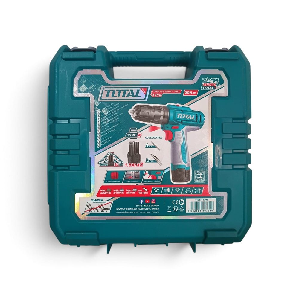 Taladro de Impacto Inalámbrico 12V Total