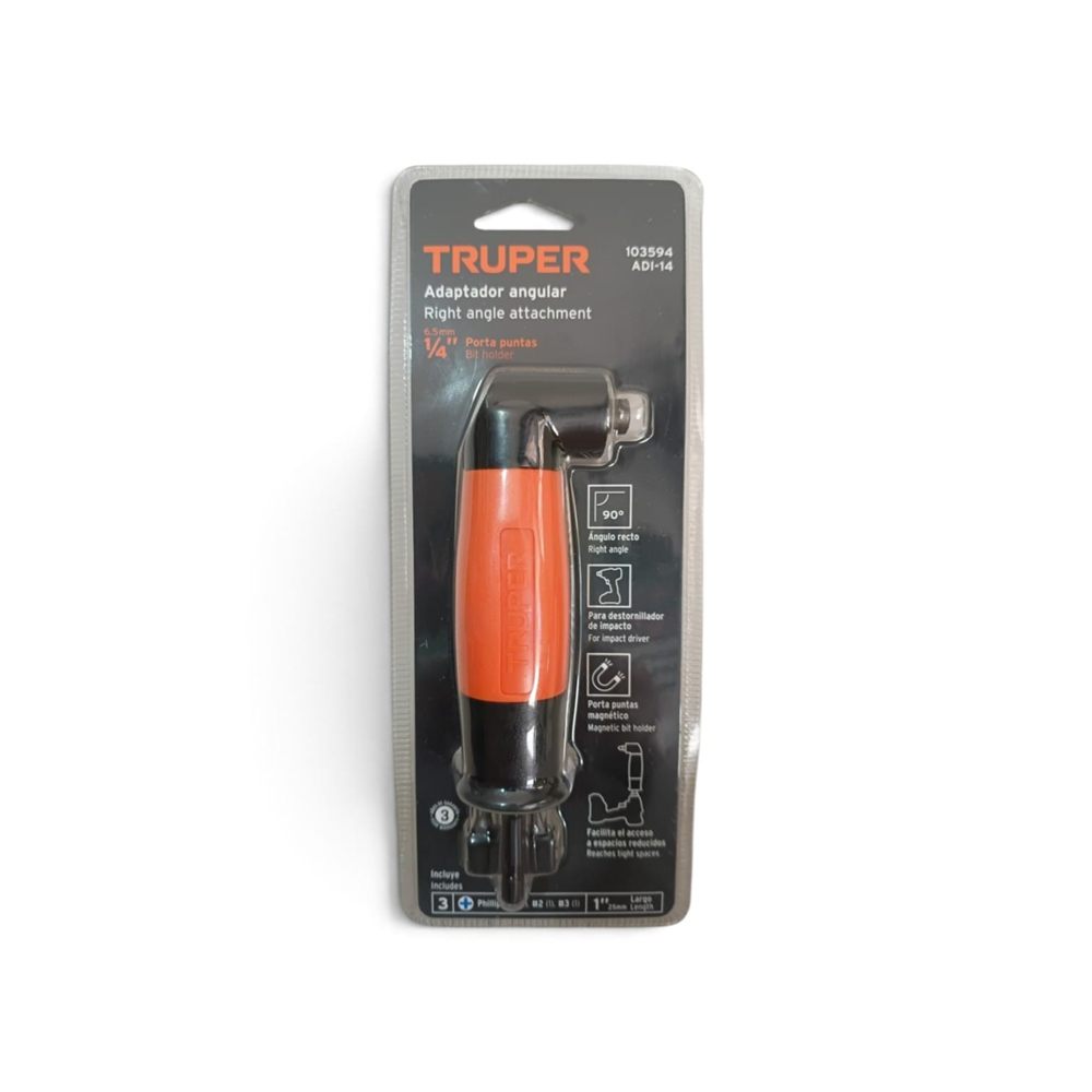 Adaptador Angular 1/4" Truper