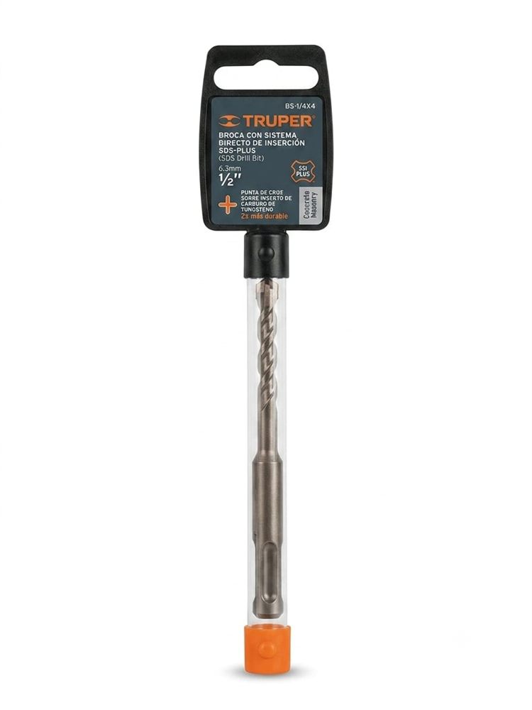 Broca SDS-Plus 1/4 Pulgada Truper